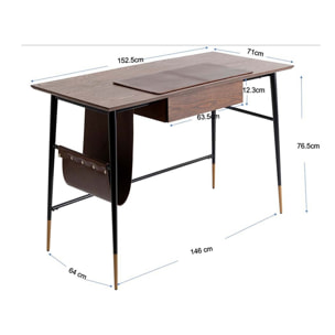 Bureau Boticelli 153x71cm Kare Design