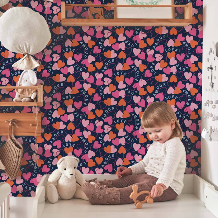 Papier peint panoramique Disco bloom  Intissé