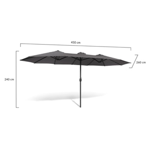 Parasol double 4,5m