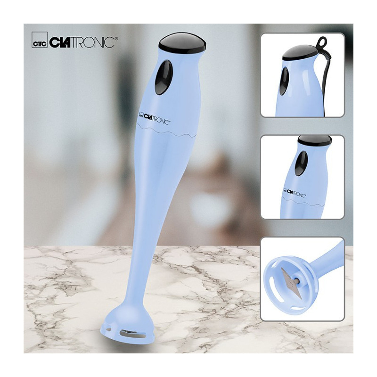 Mixeur plongeant Clatronic SM 3577 Bleu