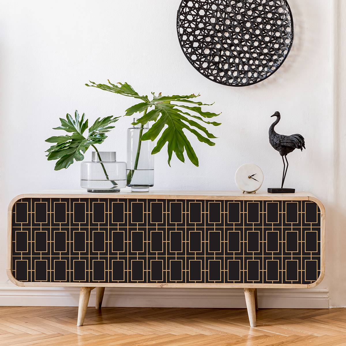 Sticker meuble scandinave murank 60 x 90 cm