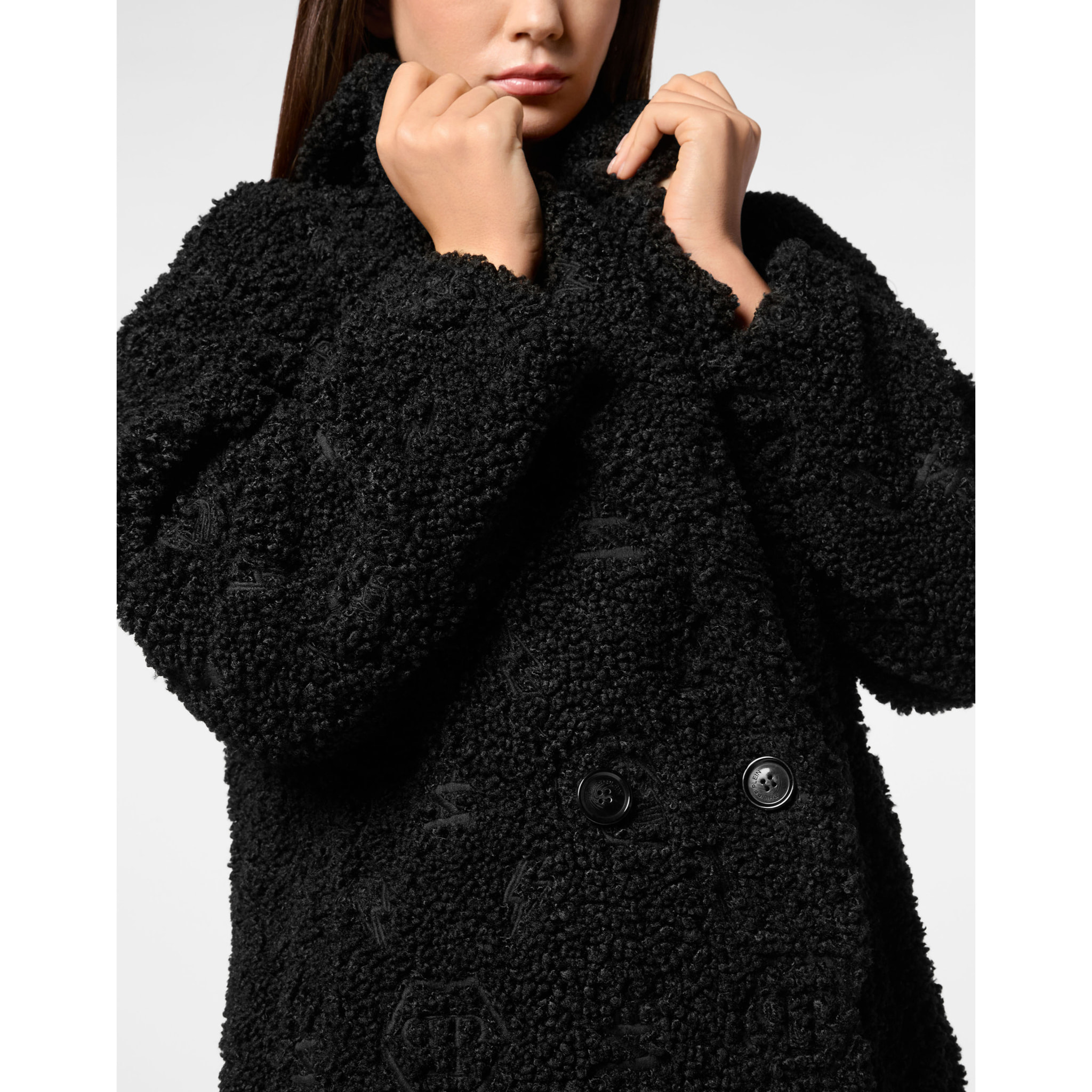 PHILIPP PLEIN COAT LONG MONOGRAM