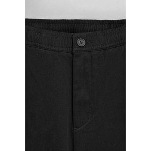 Pantalón negro Trent con cintura elástica y detalles Polo Club