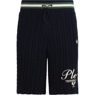 PHILIPP PLEIN Knitted Drawstring Shorts Plein Tennis