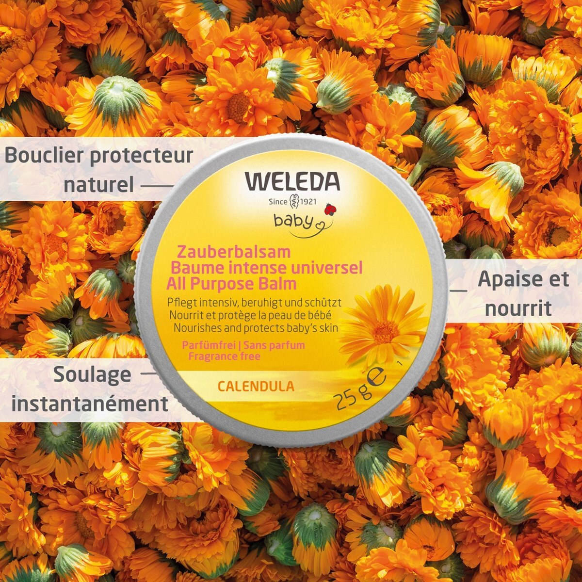 WELEDA -  Coffret Bébé 4 Produits + Cape de Bain 2024