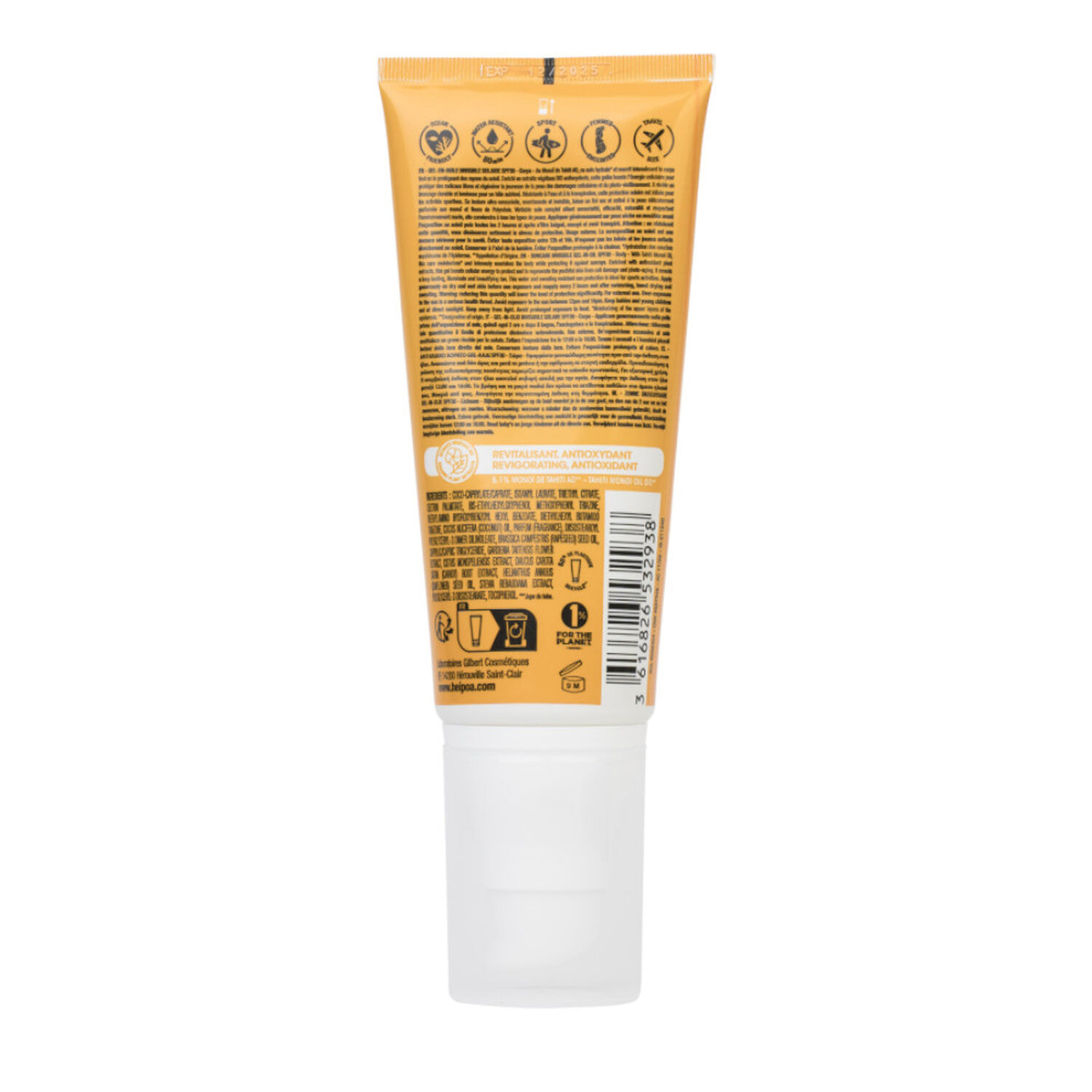 Gel-en-Huile Invisible Solaire SPF30 - Au Monoï et aux Extraits Végétaux Bio 150 ml