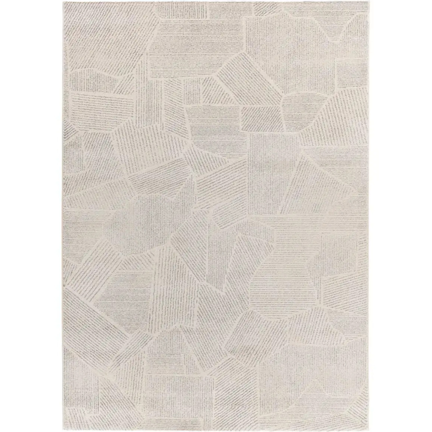PORTO Alfombra abstracta en color gris, varias medidas disponibles