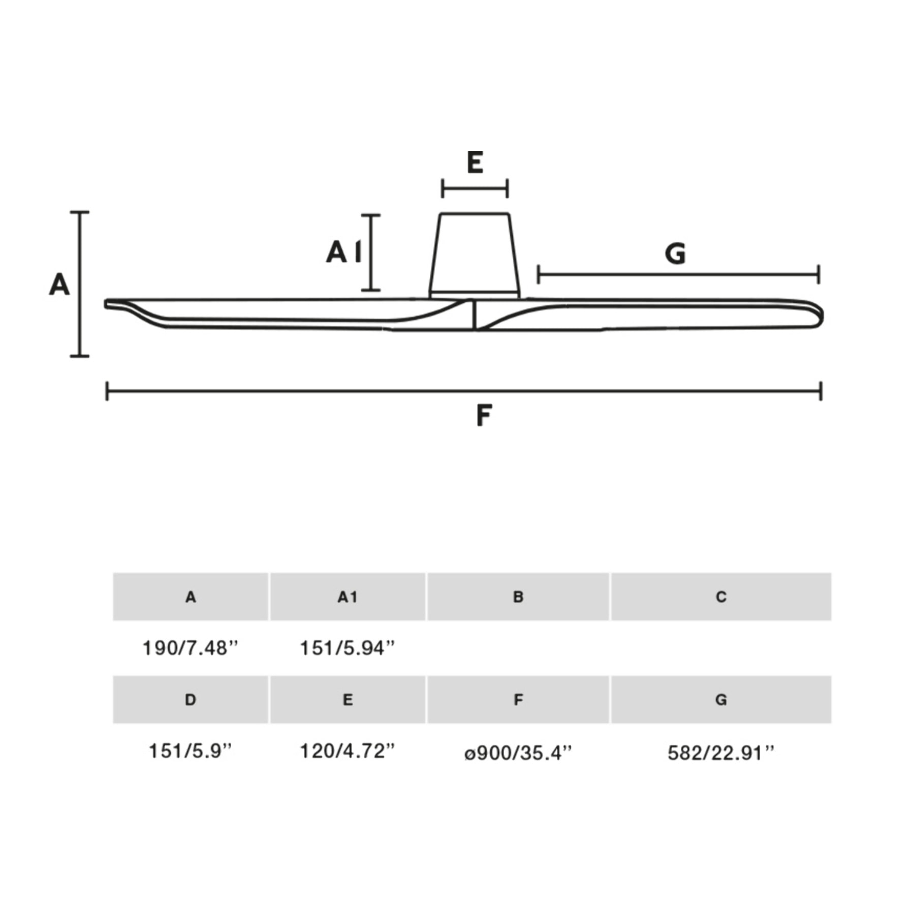 HEYWOOD TUB L Ventilatore a soffitto bianco/pin