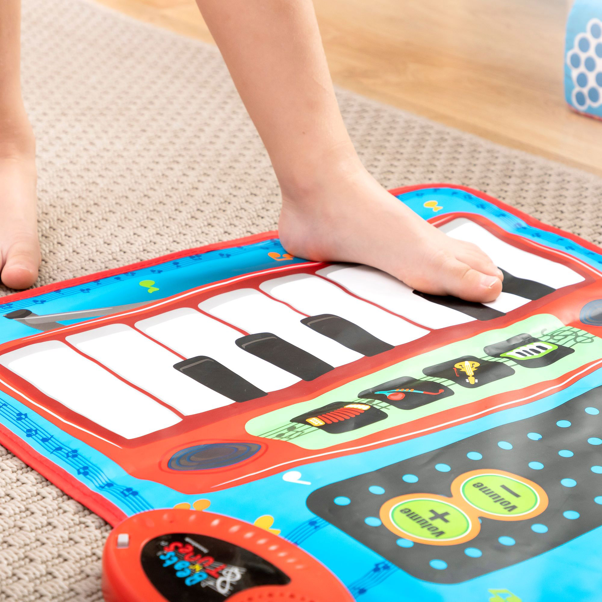 Tappeto musicale interattivo 2 in 1 Beats'N'Tunes InnovaGoods - blu - 70x50x2 cm