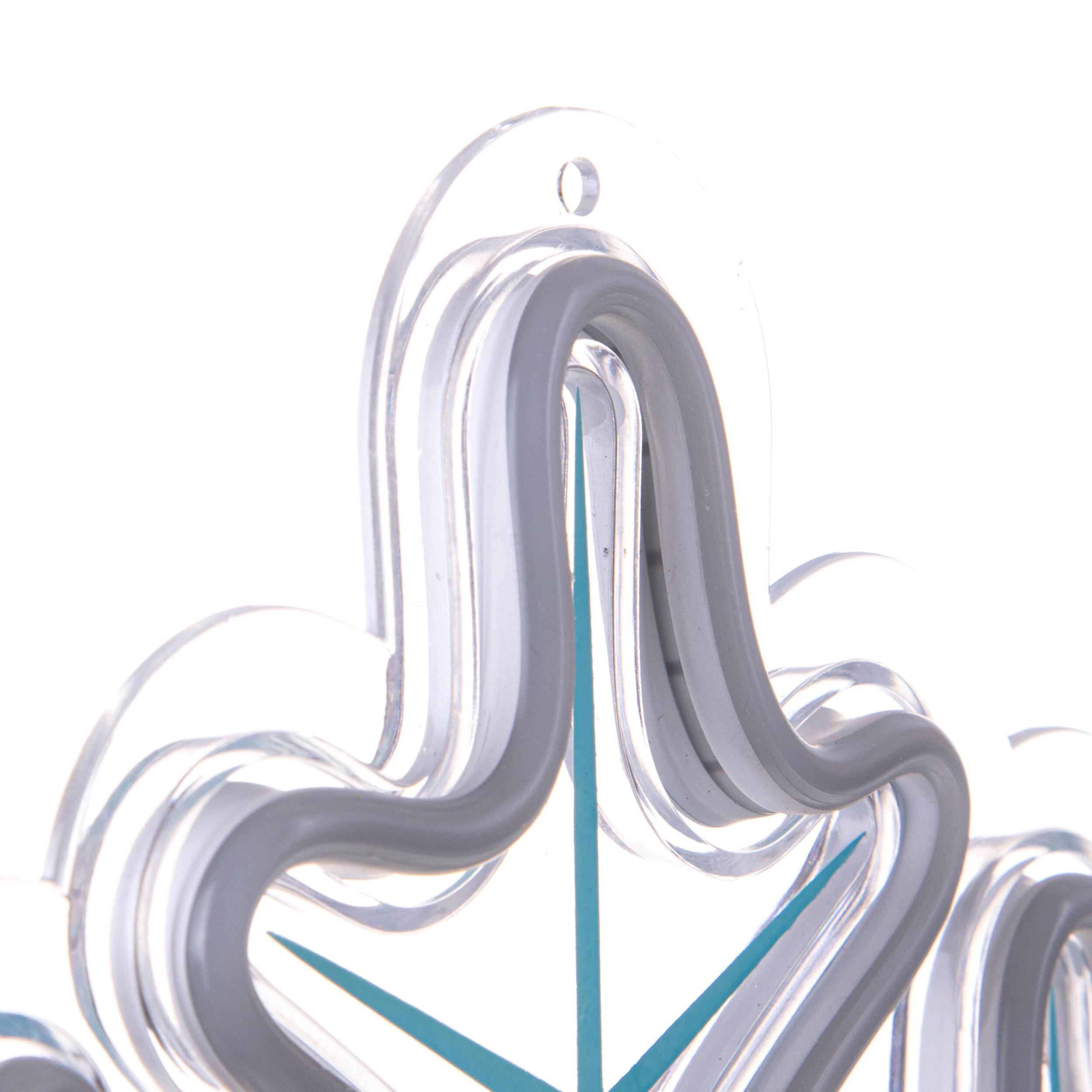 Fiocco neve - Pezzi 2 - 26,5xH30x1,5cm - Bianchi Dino SpA