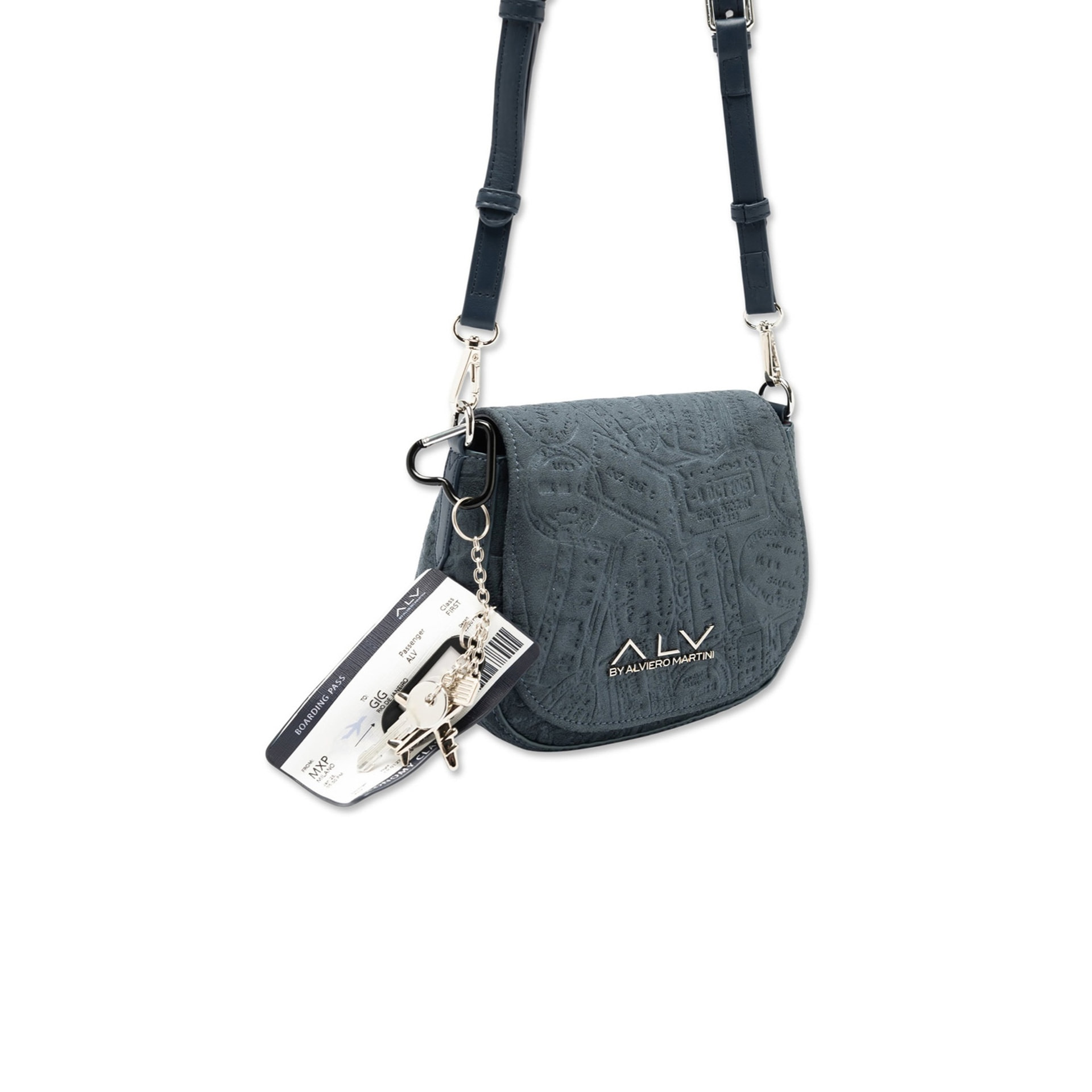 Borsa a tracolla da donna - Modello Elianthe - 100% poliuretano - 20.0 x 14.0 x 7.0 cm