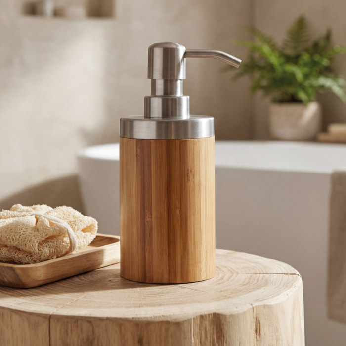 Distributeur de savon Bambou & Inox MSV
