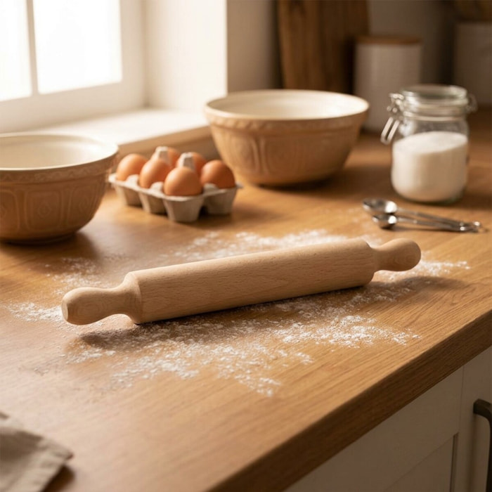 Rouleau à pâtisserie en bois certifié FSC 35 cm Zenker Smart Pastry