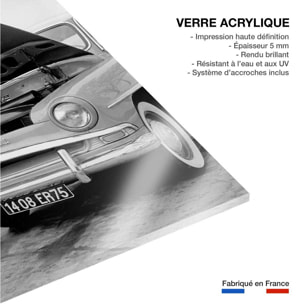 Tableau noir et blanc Paris Insolite Tableau plexiglas