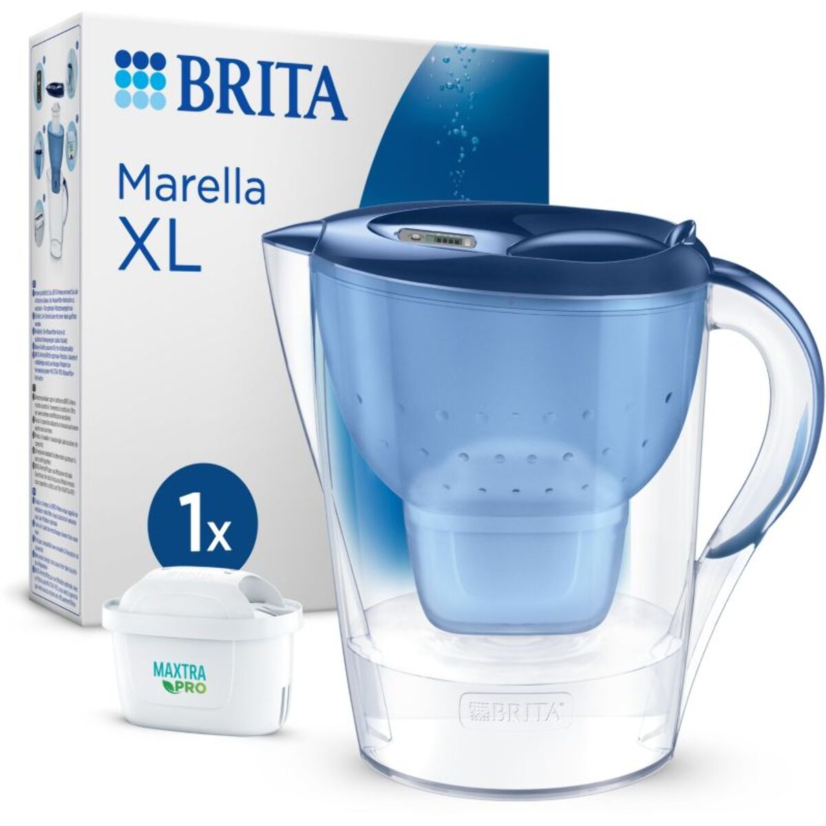 Carafe filtrante BRITA marella XL bleu