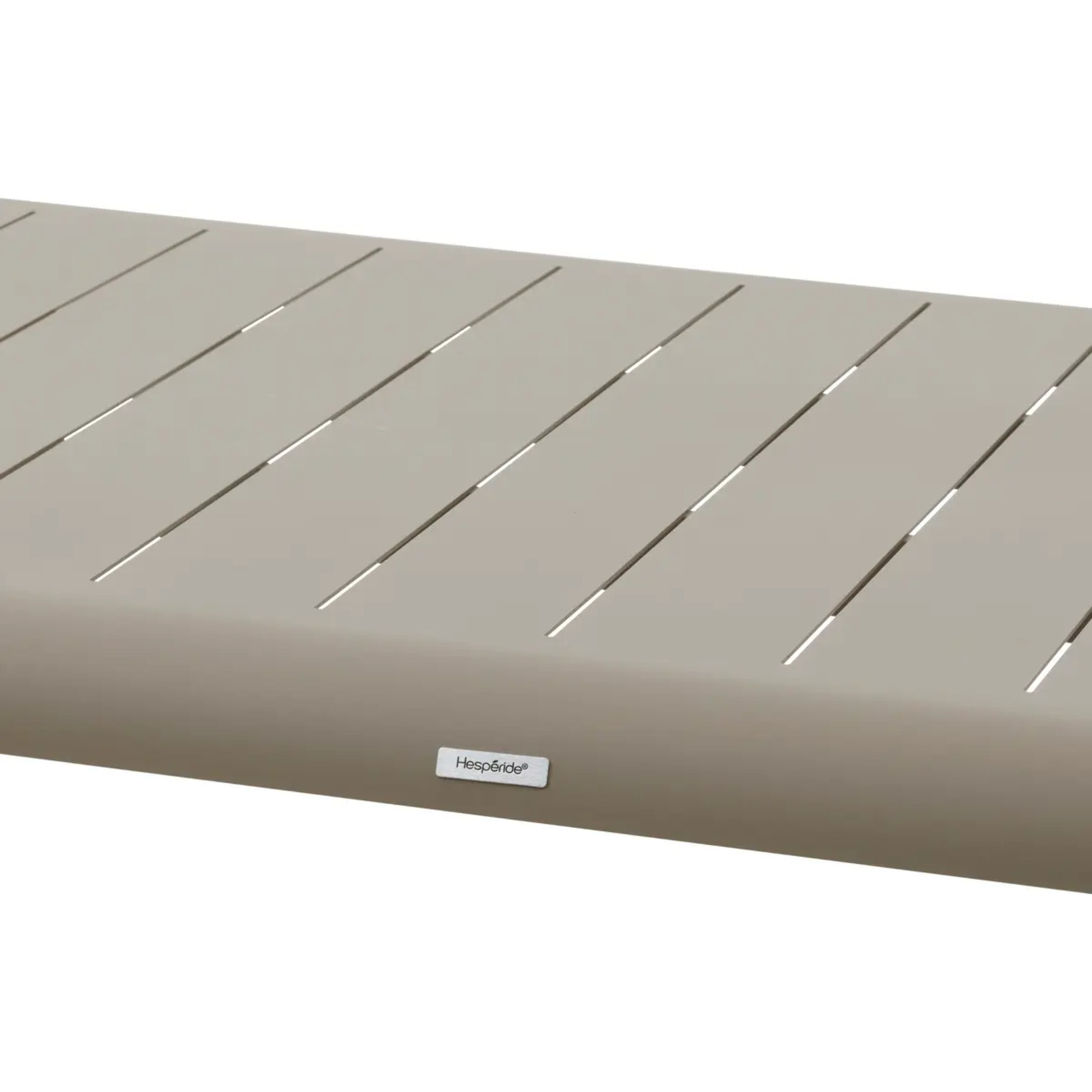 Table de jardin "Domilly" café 10 places en aluminium