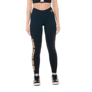 Leggings da donna logo oro Leone Gold