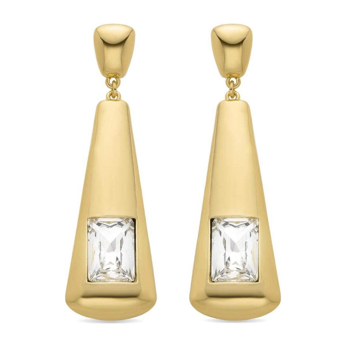 Pendientes Lux by Lux acabadoss en oro amarillo 18k