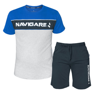 Pigiama Completo Uomo NAVIGARE Cotone Manica Corta - 6 Modelli