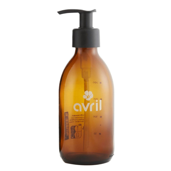 Flacon rechargeable - Flacon  en verre ambré 250ml