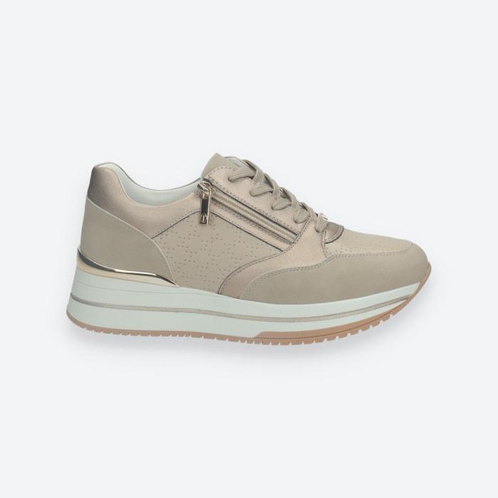 Sneakers Donna Tata Italia Beige