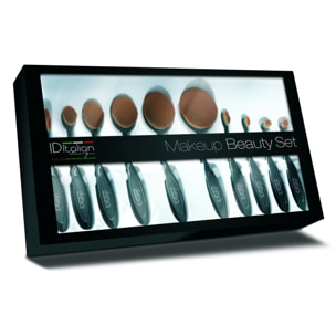 Set Di 10 Pennelli Da Trucco