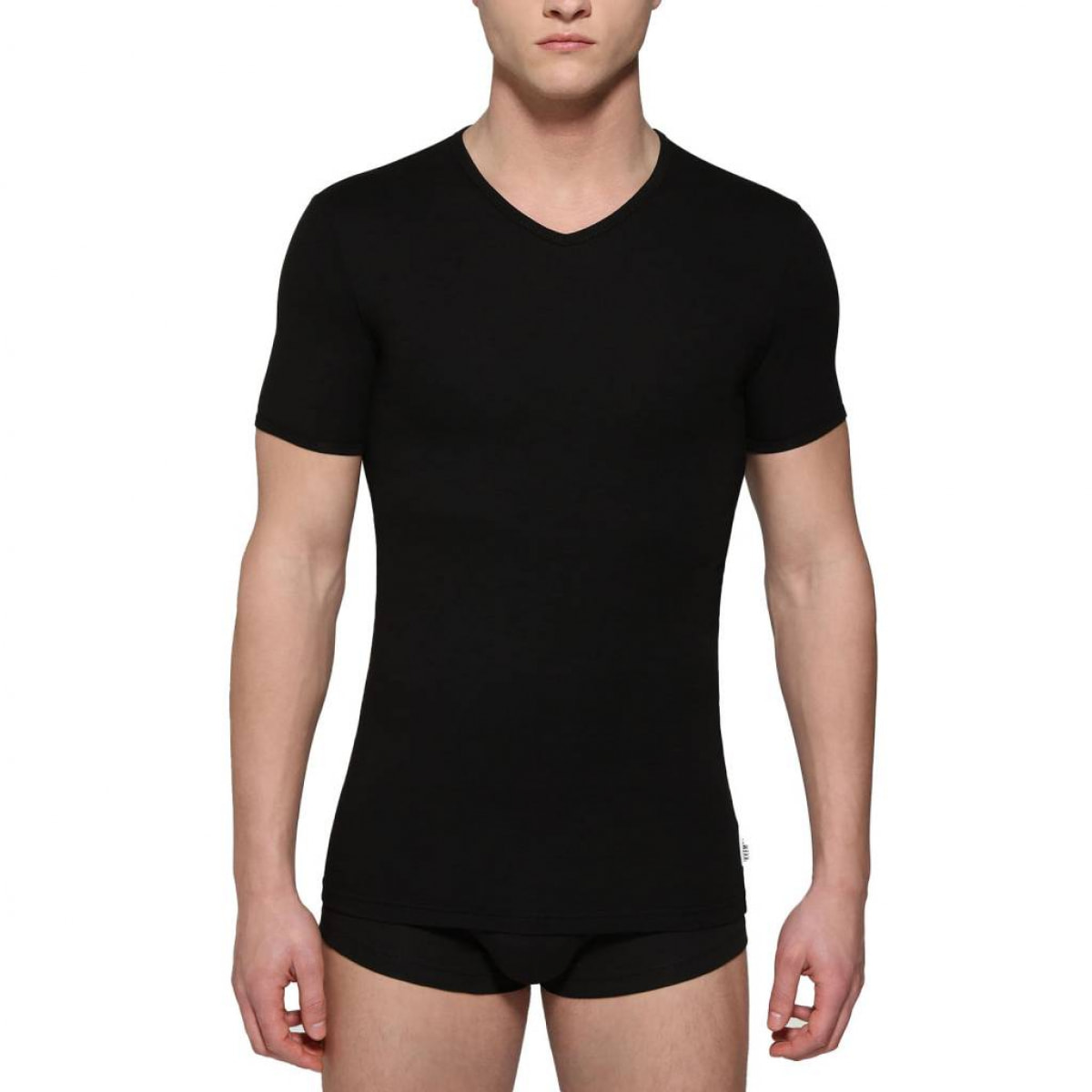 CAMISETA BIKKEMBERGS UNDERWEAR 2-PACK HOMBRE V-NECK UNDERSHIRT