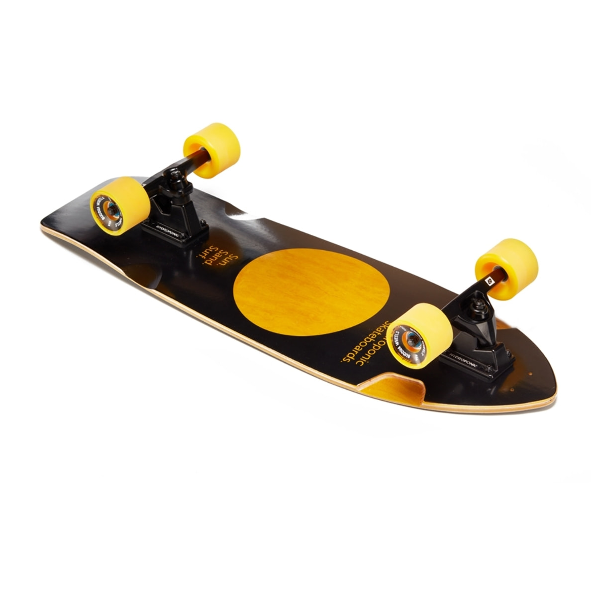 Surfskate Hydroponic SQUARE Lunar Black/Yellow