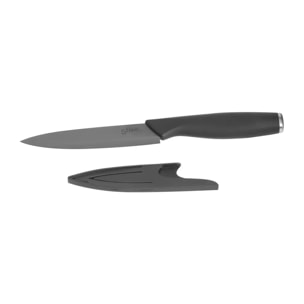 Couteau utilitaire céramique "Absolu Black" lame 12,5cm