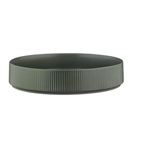 Assiette creuse SCANDI Ø21,5cm - 4 pièces - Olive