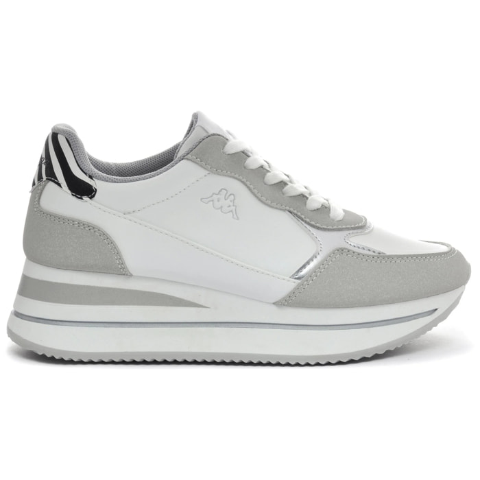 Kappa - Sneakers Mujer Blanco - Logo Geena 3