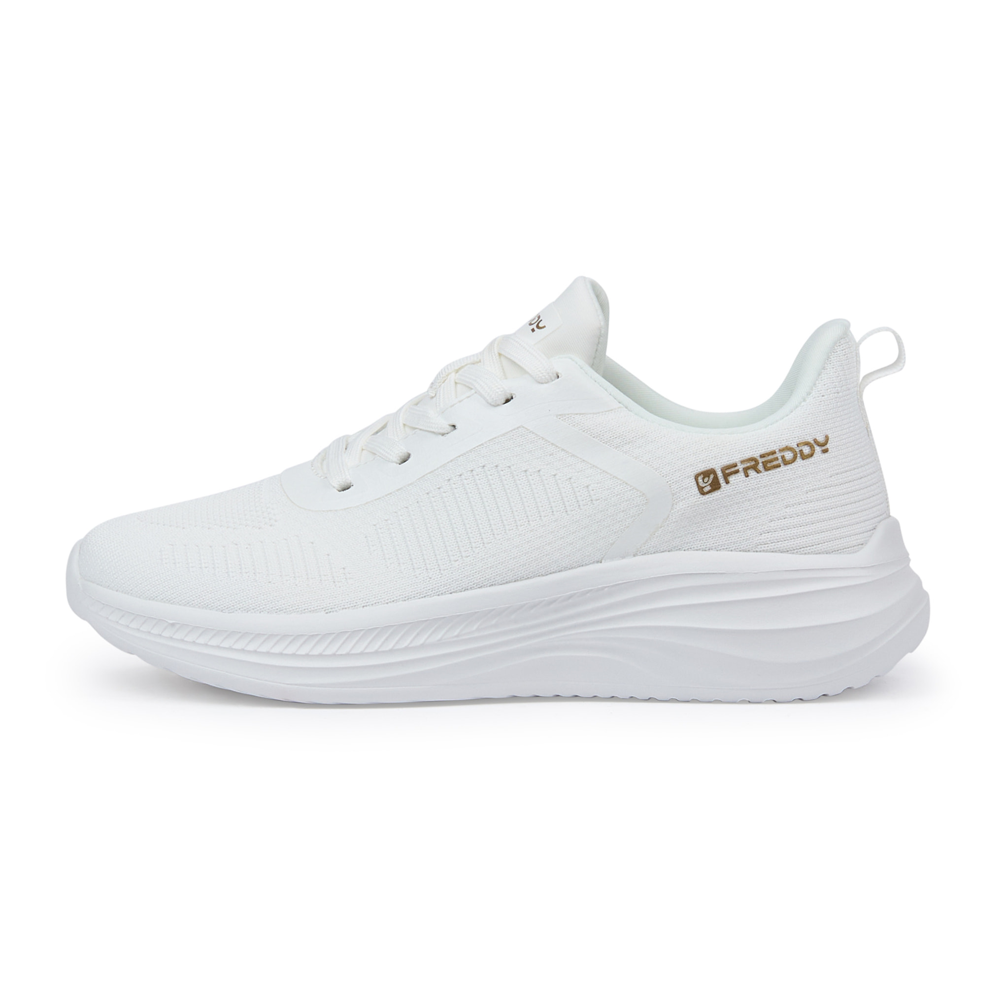 Sneakers in tessuto con rinforzi tecnici e suola ultraleggera