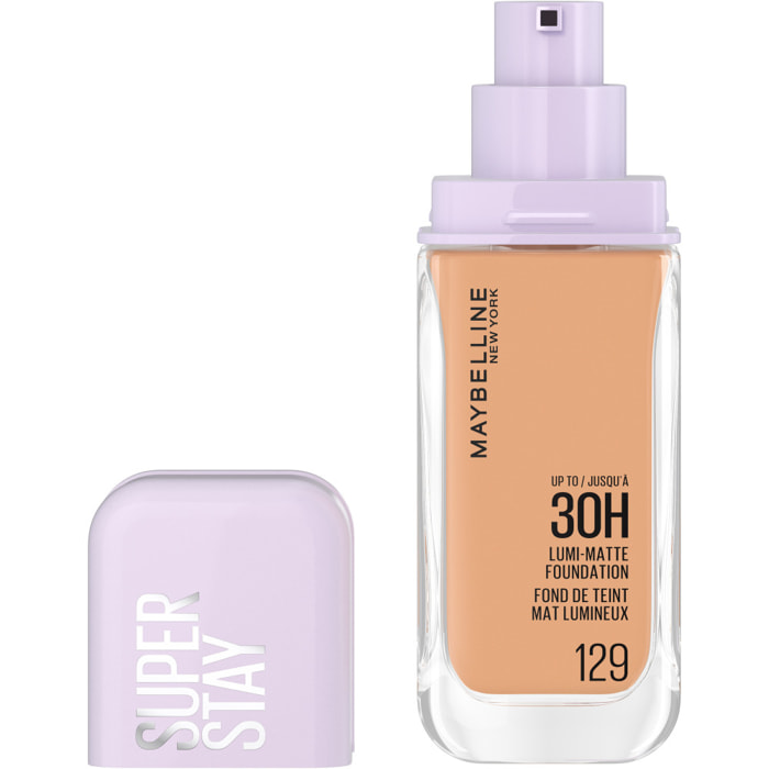 Maybelline New York Superstay 30H Lumi-Matte Fond de Teint 129
