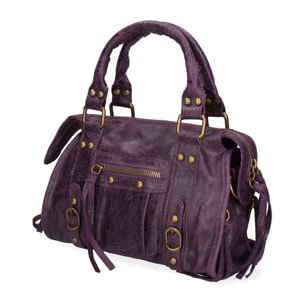 Borsa a spalla da donna - Modello Erisia - Vera pelle - 25.0 x 15.0 x 10.0 cm