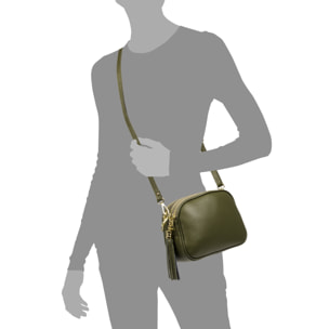 Aliminusa bolso bandolera Mujer. Piel auténtica Dollaro.