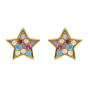 Pendientes Lalo acabado oro amarillo 18k