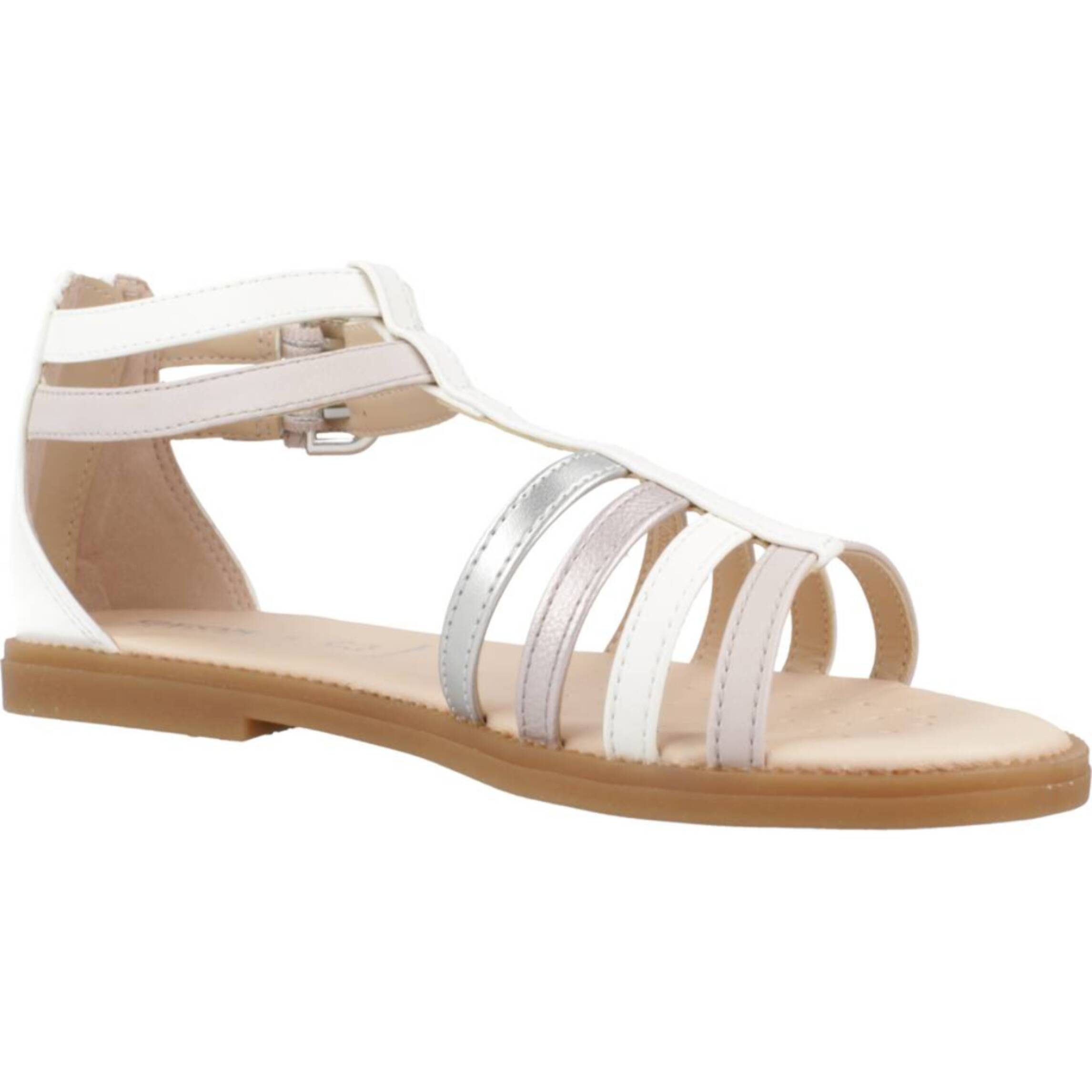 Sandalias Niña de la marca GEOX  modelo J SANDAL KARLY GIRL BLANCO