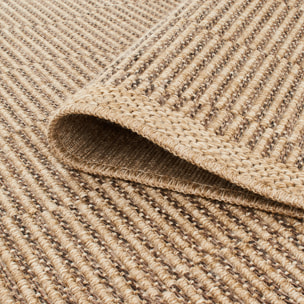 Tapis jute à poils ras indoor outdoor