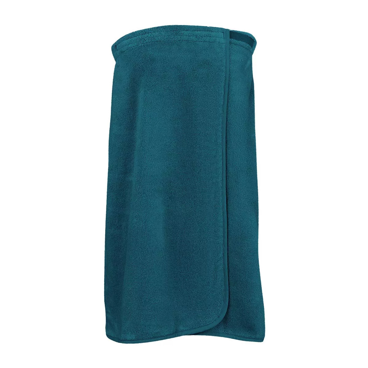 Pareo pur coton 420 g/m² uni bleu Elea canard