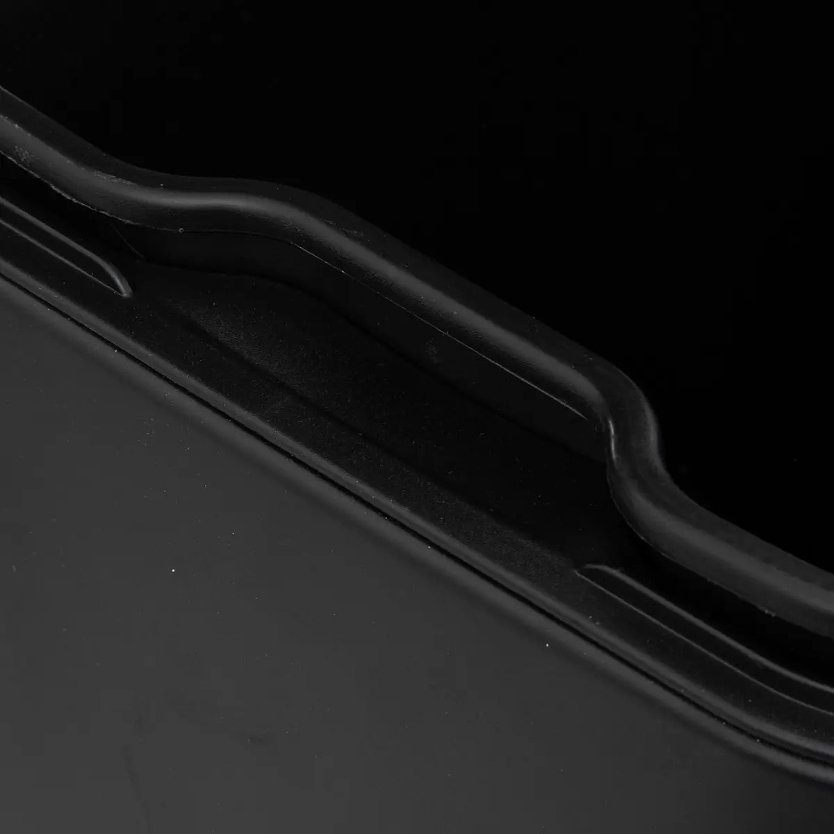 Poubelle à pédale "Ariane" métal 50L noir