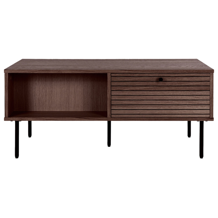 Tolga - table basse - chêne - 100 cm - Marron