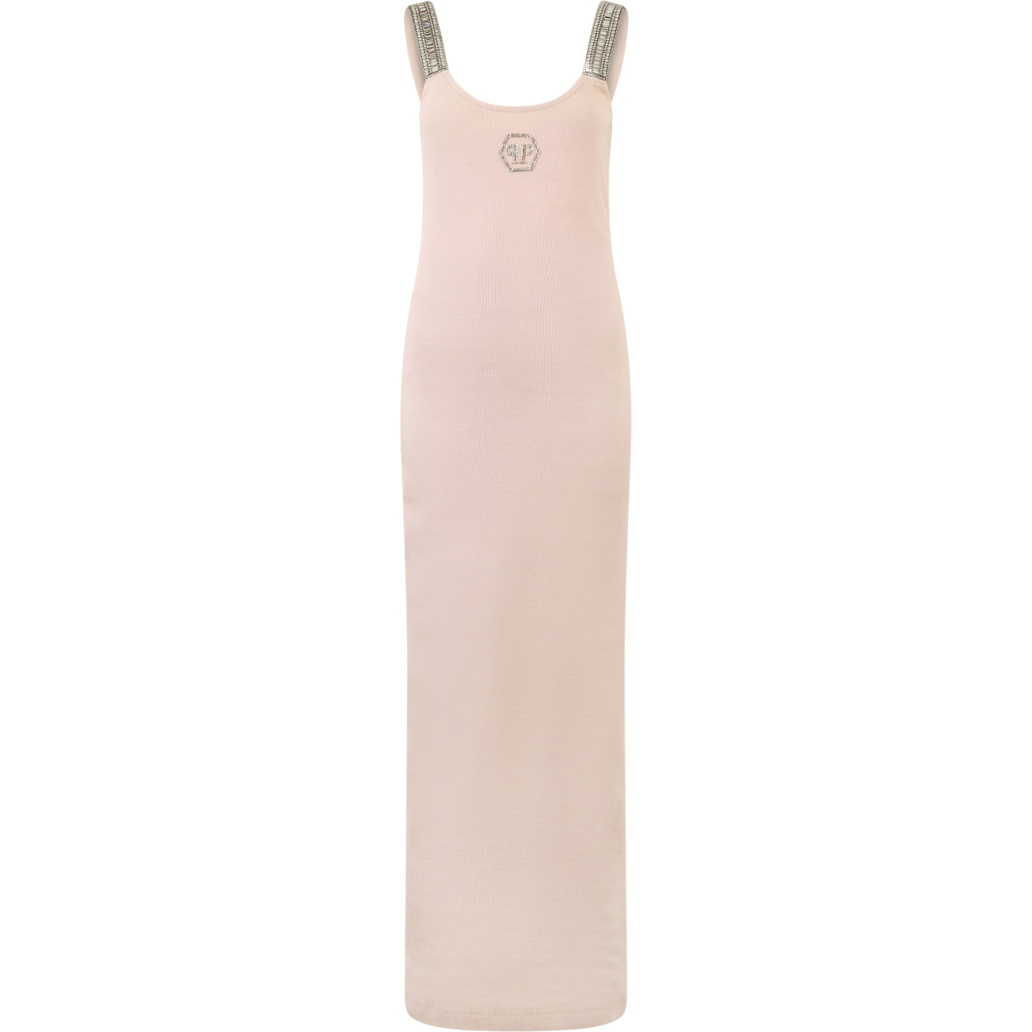 PHILIPP PLEIN Long Tank Dress Strass Hexagon