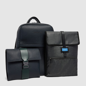 Piquadro Zaino uomo porta pc 14" a due scomparti