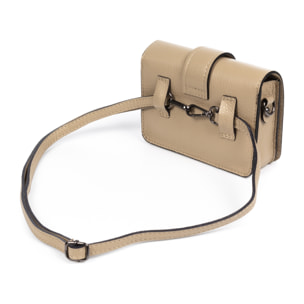 Camelia Bolso bandolera Mujer.Piel auténtica Dollaro