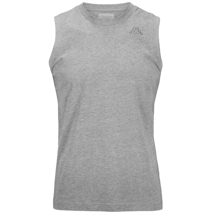 Kappa - T-Shirts & Top Uomo Grigio - Logo Korpo Cadwal