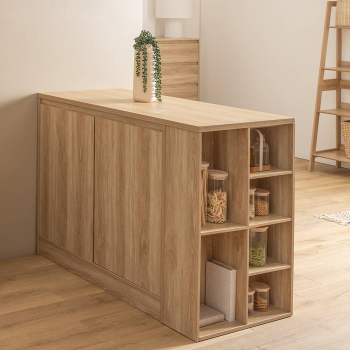 Ilot central Abana bois clair