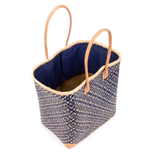 Arda borsa a spalla donna. Realizzata in paglia con manici in pelle.