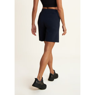 Bermuda in jersey con logo perline