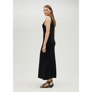 vestito occhielli dorati