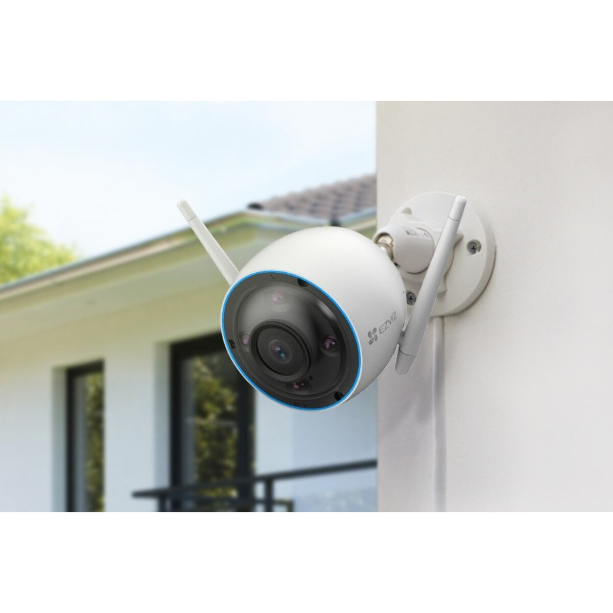 Ezviz H3 2K Sferico Telecamera di Sicurezza IP da Esterno 2304 x 1296 Pixel Soffitto Muro Bianco